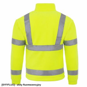 JHK FLRA 340 - bluza polarowa unisex, gruba posiada bardzo dobre właściwości cieplne - niebieski royal-czarny 5XL 33