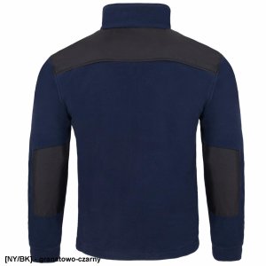 JHK FLRA 340 - bluza polarowa unisex, gruba posiada bardzo dobre właściwości cieplne - niebieski royal-czarny 5XL 42