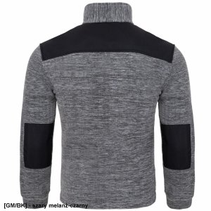 JHK FLRA 340 - bluza polarowa unisex, gruba posiada bardzo dobre właściwości cieplne - niebieski royal-czarny 5XL 51