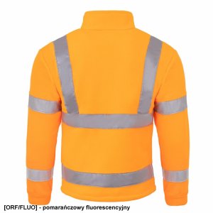 JHK FLRA 340 - bluza polarowa unisex, gruba posiada bardzo dobre właściwości cieplne - niebieski royal-czarny 5XL 61