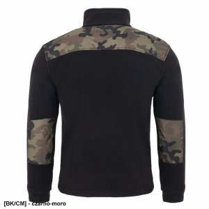 JHK FLRA 340 - bluza polarowa unisex, gruba posiada bardzo dobre właściwości cieplne - niebieski royal-czarny 5XL 64