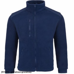 JHK FLRA 340 - bluza polarowa unisex, gruba posiada bardzo dobre właściwości cieplne - niebieski royal-czarny 5XL 67