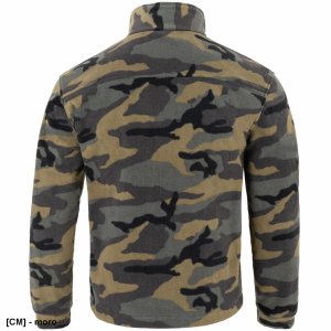 JHK FLRA 340 - bluza polarowa unisex, gruba posiada bardzo dobre właściwości cieplne - niebieski royal-czarny 5XL 69