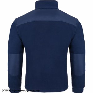 JHK FLRA 340 - bluza polarowa unisex, gruba posiada bardzo dobre właściwości cieplne - niebieski royal-czarny 5XL 75