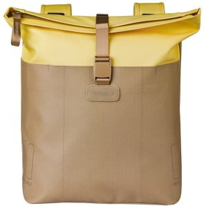 Basil Sakwa podwójna BASIL VIVE DOUBLE PANNIER BAG 28-35L, Universal Bridge System, sand/yellow 2