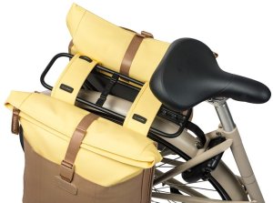 Basil Sakwa podwójna BASIL VIVE DOUBLE PANNIER BAG 28-35L, Universal Bridge System, sand/yellow 6