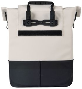 Basil Sakwa pojedyncza BASIL COVE BICYCLE SHOPPER 14-16L, MIK Hooks, off-white/black 4
