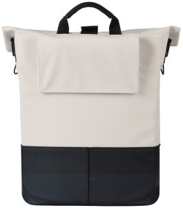 Basil Sakwa pojedyncza BASIL COVE BICYCLE SHOPPER 14-16L, MIK Hooks, off-white/black 5