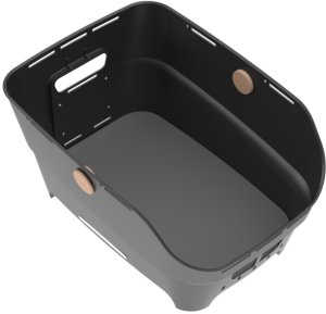 Basil Kosz tylny na bagażnik CENTO NEO rear bicycle basket, 21L WSL System, black (BAS-20036) 3