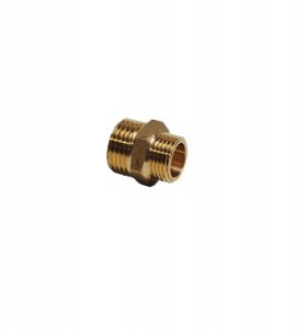 IDMAR IDMAR Nypel 1/2"x3/8" mosiężny redukcyjny (DN15xDN10) 2