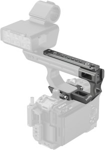 SmallRig SmallRig 4830, Mounting plate, Black, Aluminium, Silicone, Stainless steel, 1/4-20, 3/8-16", Sony FX3 / FX30 XLR Handle, 124.8 mm 2