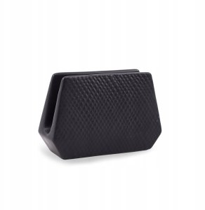 Maestro CERAMICZNY SERWETNIK STOJAK NA SERWETKI MAESTRO BLACK MR-20001-44 2