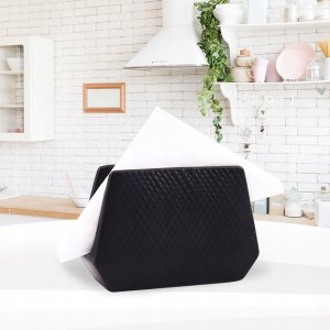 Maestro CERAMICZNY SERWETNIK STOJAK NA SERWETKI MAESTRO BLACK MR-20001-44 3