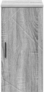 vidaXL vidaXL Szafka Łazienkowa z drzwiami Szary Sonoma 30 x 31,5 x 61 cm 6