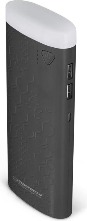 Powerbank Esperanza Fermion 10000 mAh Czarny  (EMP114K - 5901299928509) 2