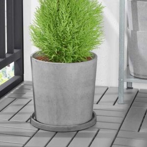 kufer-pasmanteria.pl Podstawka pod doniczkę BOYSENBR na zewnątrz do środka 27 cm ceramika 2