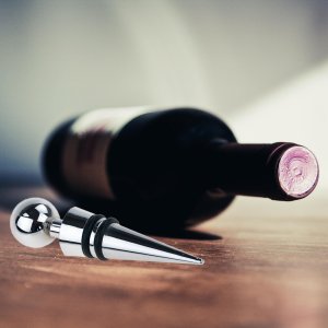 Rossner IM017 ZATYCZKA KOREK DO BUTELKI WINA BUTELEK PREMIUM WIELORAZOWY STAL DUŻY WINO 9