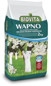 Agrecol Wapno BIO12 do bielenia drzew drzewek i odkwaszania gleby ziemi 2KG Biovita (5907813160462) 2