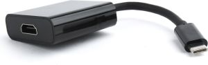 Adapter USB Gembird USB-C - HDMI Czarny  (A-CM-HDMIF-01) 1