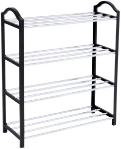 Yermos TG56567 LEKKA PÓŁKA REGAŁ SZAFKA NA BUTY STOJAK 4 POZIOMY ORGANIZER NA OBUWIE 2