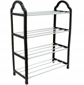 Yermos TG56567 LEKKA PÓŁKA REGAŁ SZAFKA NA BUTY STOJAK 4 POZIOMY ORGANIZER NA OBUWIE 3