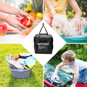 xxxxxxxxxxxxxxxx Verk Group (Verk) TG60441 PRYSZNIC SOLARNY 40L TURYSTYCZNY KEMPINGOWY POLOWY NA POLE NAMIOTOWE LAS 6