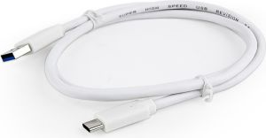 Kabel USB Gembird USB-A - 1 m Biały (CCP-USB3-AMCM-1M-W) 2