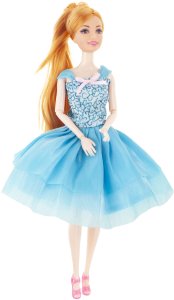 NoboKids TG77482 KARETA DLA LALKI Z PEHAZEM JEDNOROŻCEM I LALKĄ KAROCA LODOWA KRAINA 4