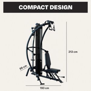 Tuff Stuff Atlas treningowy Inspire Fitness M1 Multi-Gym 75kg kompaktowy 11