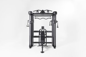 Tuff Stuff Profesjonalna brama funkcjonalna z Maszyną Smitha + Ławka FID7.1, 2x75 kg 3