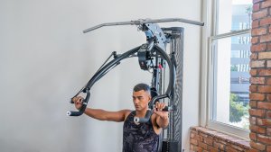 Tuff Stuff Atlas treningowy Inspire Fitness M2 Multi-Gym 75kg + stacja nóg 19