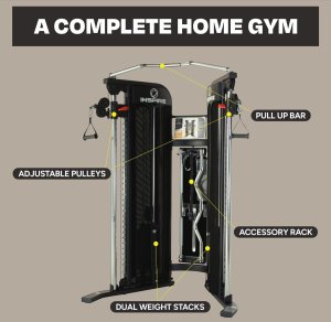 Finnlo Brama narożna Inspire FT1 brama kablowa 2 x 75 kg + akcesoria 11