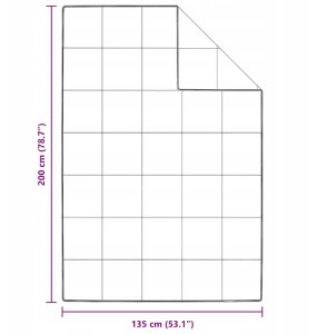 vidaXL Kołdry i Kocyki Biały 135 x 200 cm Puch Lumarko! 7