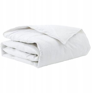 vidaXL Kołdry i Pokrycia Biały 135 x 220 cm Puch Lumarko! 2