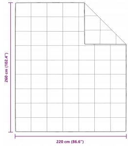 vidaXL Kołdry i Pokrycia Biały 260 x 220 cm Puch Lumarko! 3