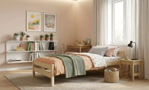 Kocot Kids Łóżko młodzieżowe KOX-BED 80x180 sosna naturalna KOCOT KIDS 6