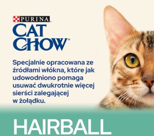 Purina PURINA Cat Chow Hairball Karma bogata w kurczaka 1,5kg 3