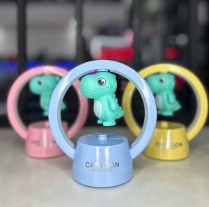 Diaway Lampka nocna dla dziecka do pokoju ozdoba dekoracja dinozaur niebieska 6