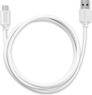 Kabel USB Acme USB-A - microUSB 2 m Biały (504419) 3