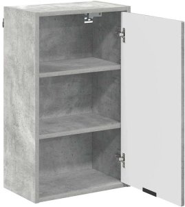vidaXL vidaXL Szafka Łazienkowa z drzwiami Betonowy szary 39 x 23,5 x 65 cm 5