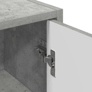 vidaXL vidaXL Szafka Łazienkowa z drzwiami Betonowy szary 39 x 23,5 x 65 cm 10