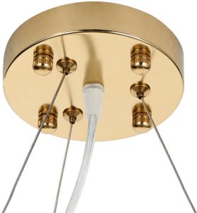 Lampa wisząca Step into Design Wisząca lampa BOTANIKA XY080P-80 Step do jadalni glamour biała złota 7