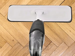 Mop xxxxxxxxxxxxxxxx Verk Group (Verk) Mop płaski ze spryskiwaczem długi 120cm 350ml +3 szt wkładów z mikrofibry 6