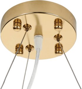 Lampa wisząca Step into Design Ceramiczna lampa zwisowa Botanika XY080P-100 Step ozdobna liście złota biała 9