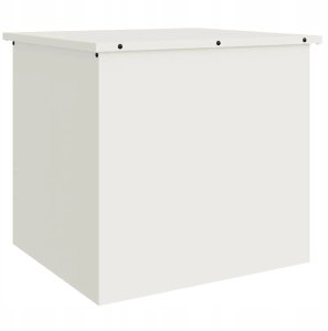 Skrzynia ogrodowa vidaXL Skrzynia do przechowywania na zewnątrz Biały 55 x 50.5 x 50 cm Lumarko! 2