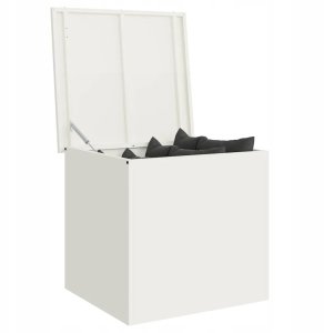 Skrzynia ogrodowa vidaXL Skrzynia do przechowywania na zewnątrz Biały 55 x 50.5 x 50 cm Lumarko! 3