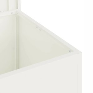 Skrzynia ogrodowa vidaXL Skrzynia do przechowywania na zewnątrz Biały 55 x 50.5 x 50 cm Lumarko! 4