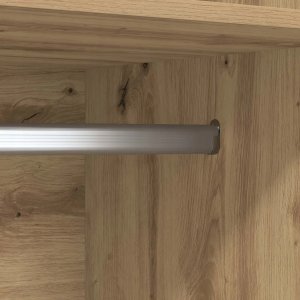 vidaXL Garderoba z półką dąb artisan Lumarko 5