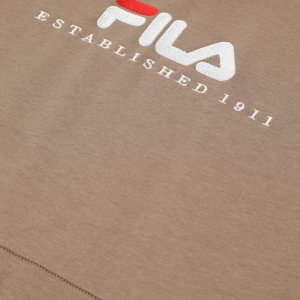 Fila Bluza z kapturem kangurka Fila Valsera beżowa FAU0227 70008 2XL 3