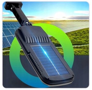 4kom.pl Lampa uliczna solarna 120 COB LED LU17 z czujnikiem ruchu i zmierzchu 2